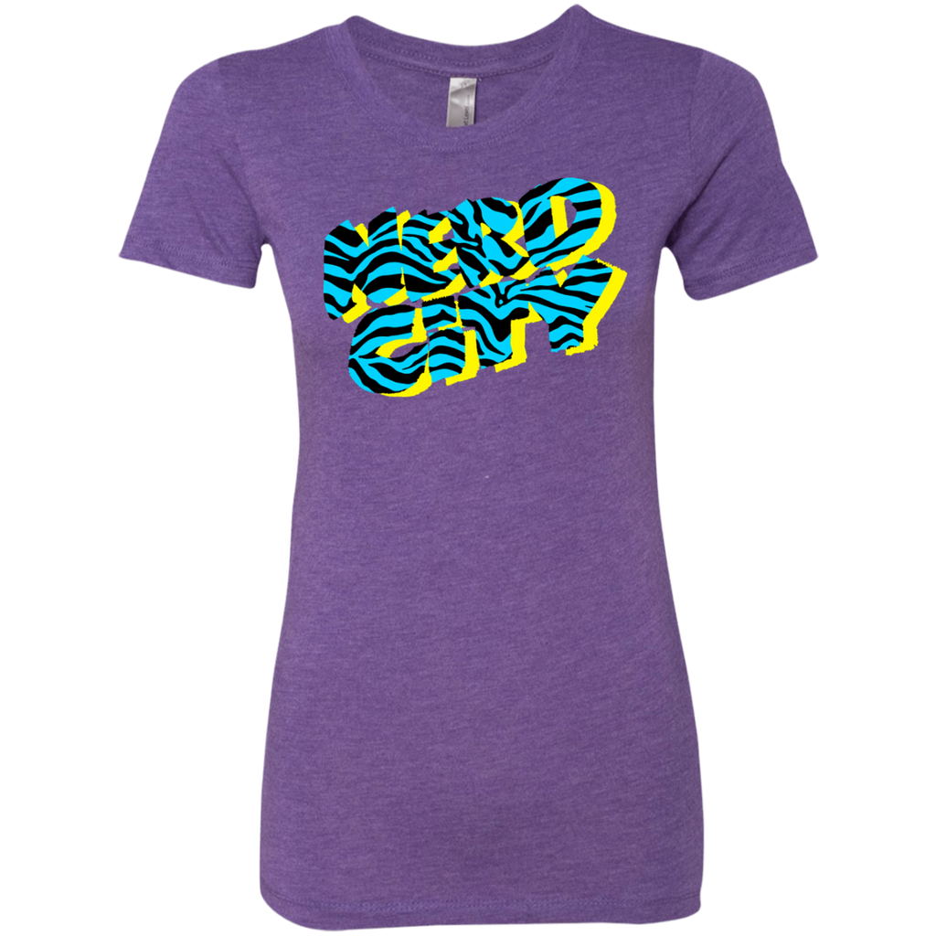 Nerd City Zebra - Purple - (Womens)