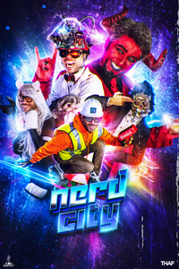 Nerd City Poster (Retro Sci-Fi)